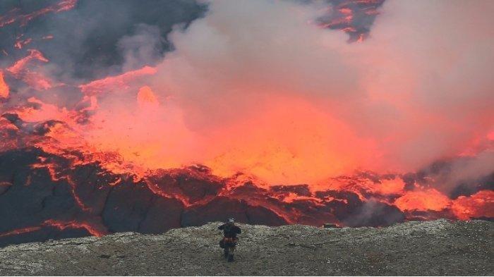 Ekspedisi ke gunung api tidak aktif