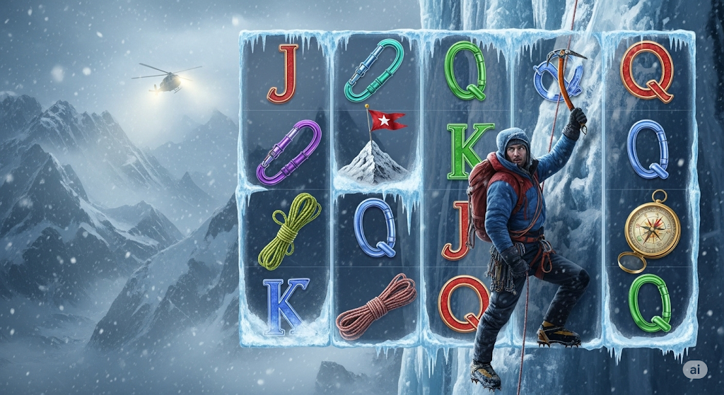 Slot bertema pendaki gunung es